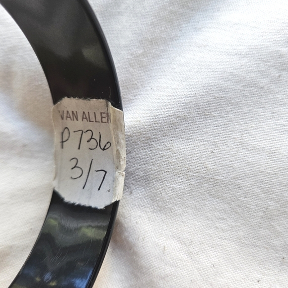 Pair VTG bangle bracelets speckled metallic by Van Allen - Picture 9 of 11